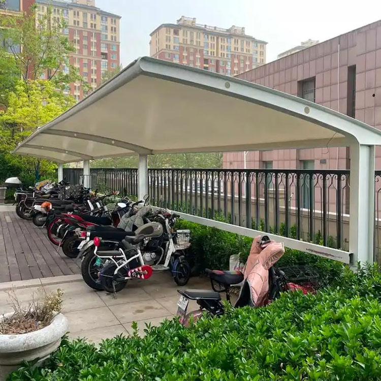 阳谷县膜结构电动车棚